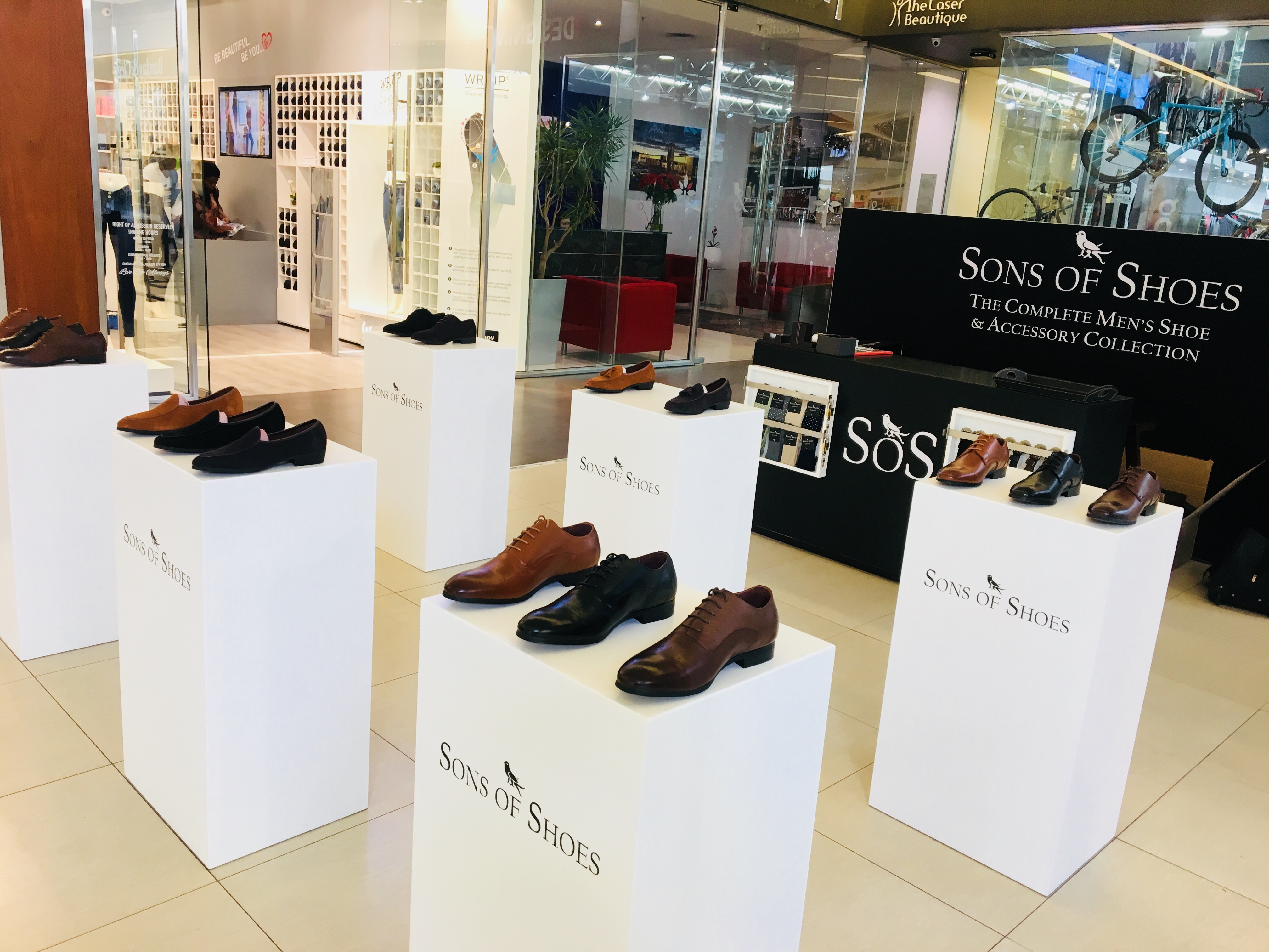 Mall Activations - Sons of Shoes Display