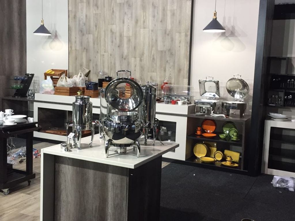 Shop Fitting - Cooking Equipment Display Stand