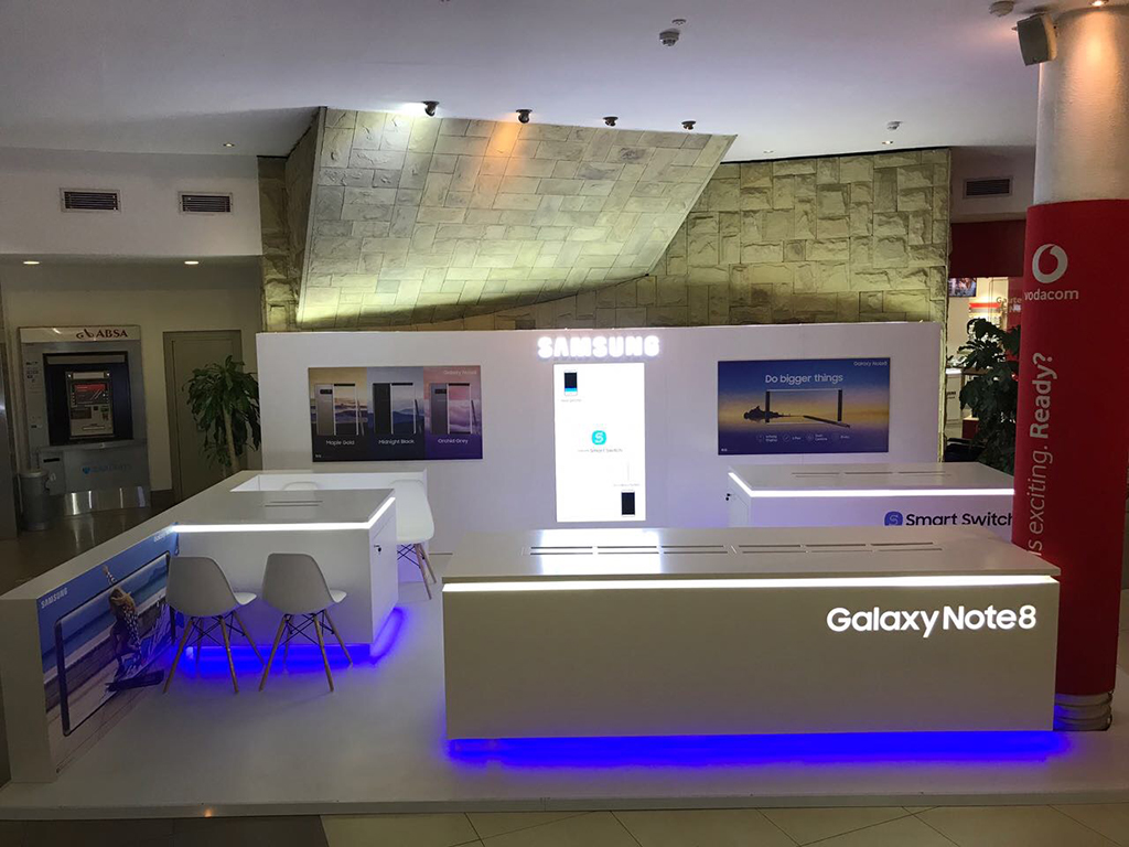 Exhibition Stands - Samsung Galaxy Note 8
