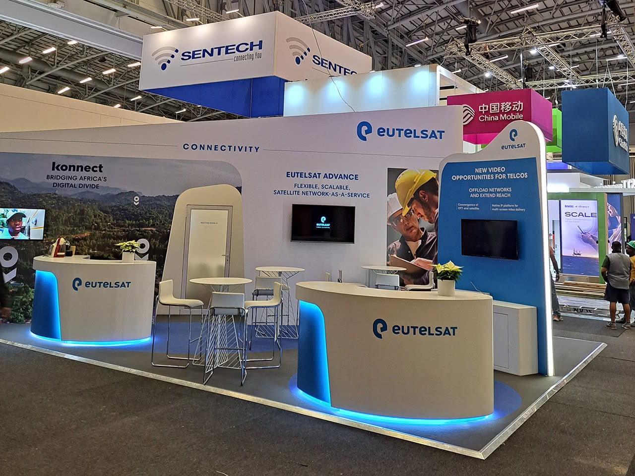 Exhibition Stands - EUTELSAT at Africom
