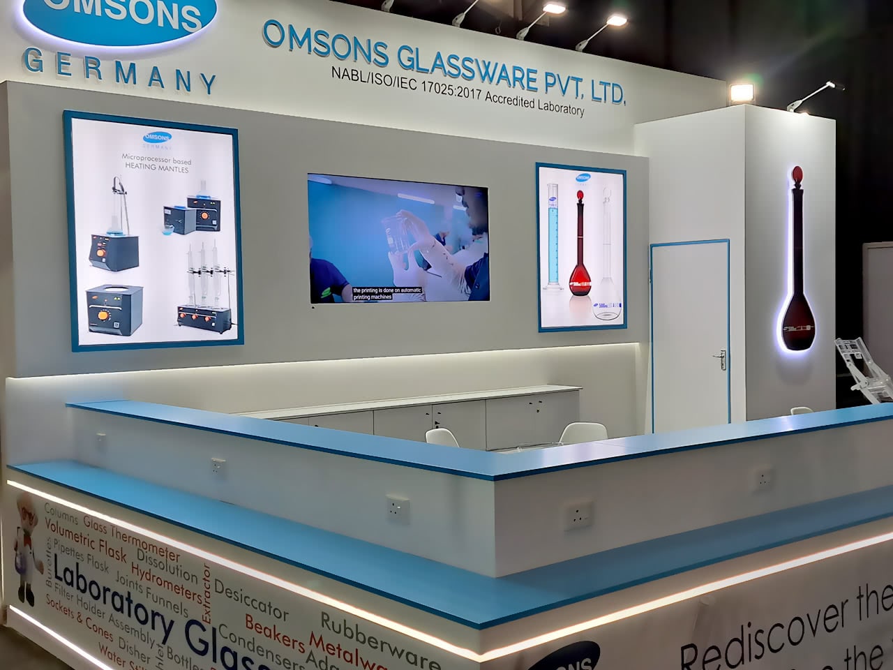 Exhibition Stands - Omsons Glassware at ALA 2023